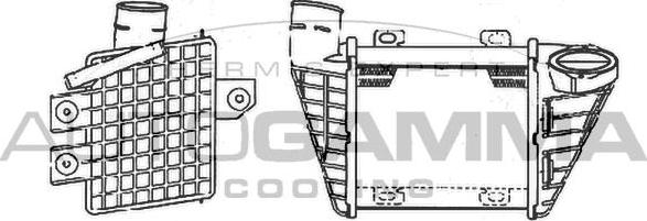 Autogamma 101962 - Intercooler, charger autospares.lv