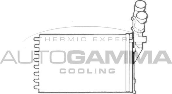 Autogamma 101684 - Heat Exchanger, interior heating autospares.lv