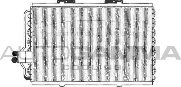 Autogamma 101757 - Condenser, air conditioning autospares.lv