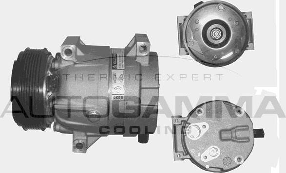 Autogamma 108006 - Compressor, air conditioning autospares.lv