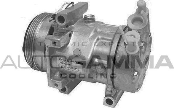 Autogamma 108128 - Compressor, air conditioning autospares.lv