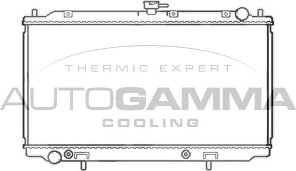 Autogamma 103500 - Radiator, engine cooling autospares.lv