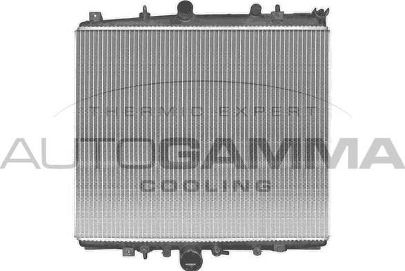 Autogamma 103167 - Radiator, engine cooling autospares.lv