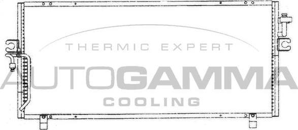 Autogamma 103292 - Condenser, air conditioning autospares.lv