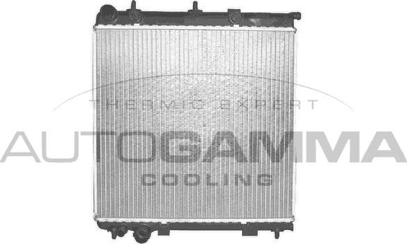 Autogamma 102989 - Radiator, engine cooling autospares.lv