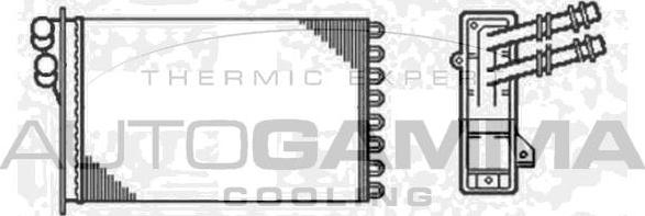 Autogamma 102422 - Heat Exchanger, interior heating autospares.lv