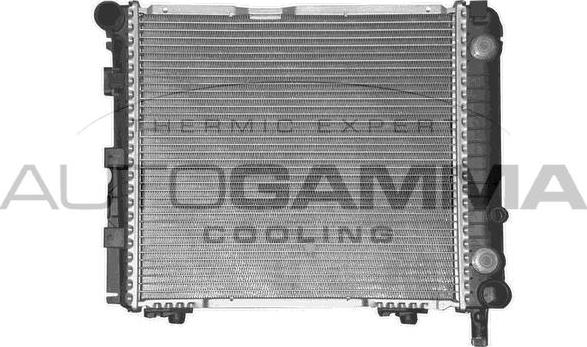 Autogamma 102003 - Radiator, engine cooling autospares.lv