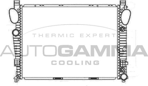 Autogamma 102169 - Radiator, engine cooling autospares.lv