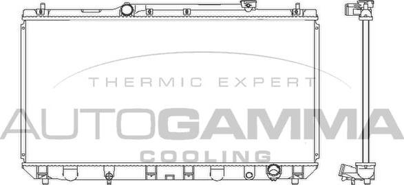 Autogamma 102354 - Radiator, engine cooling autospares.lv