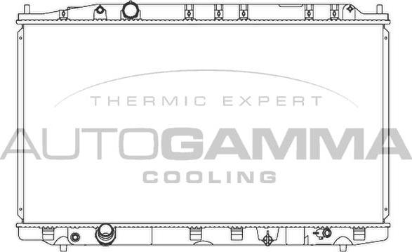 Autogamma 107364 - Radiator, engine cooling autospares.lv