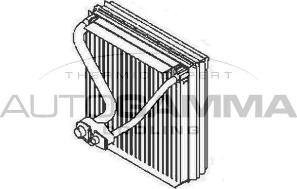 Autogamma 112069 - Evaporator, air conditioning autospares.lv