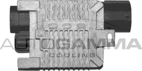 Autogamma GA15493 - Pre-resistor, electro motor radiator fan autospares.lv