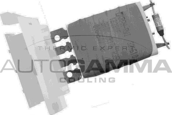 Autogamma GA15271 - Resistor, interior blower autospares.lv