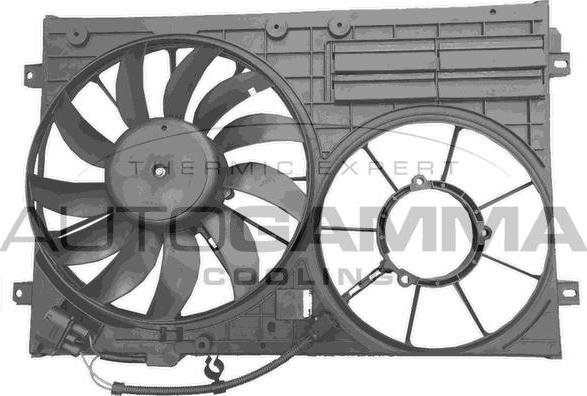 Autogamma GA221024 - Fan, radiator autospares.lv