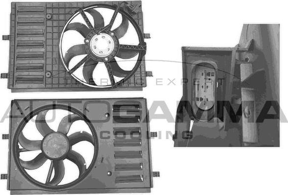 Autogamma GA221022 - Fan, radiator autospares.lv