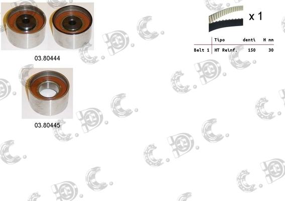 Autokit 04.5447 - Timing Belt Set autospares.lv