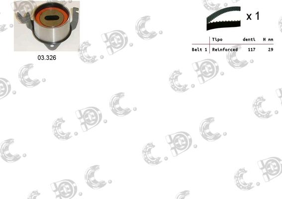 Autokit 04.5452 - Timing Belt Set autospares.lv