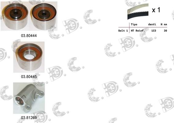 Autokit 04.5403 - Timing Belt Set autospares.lv