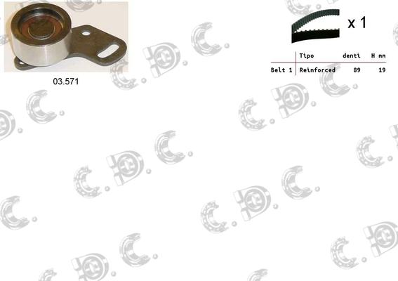 Autokit 04.5438 - Timing Belt Set autospares.lv