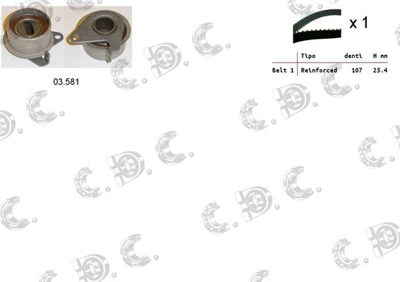 Autokit 04.5433 - Timing Belt Set autospares.lv