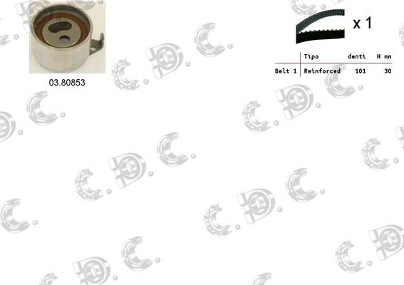 Autokit 04.5424 - Timing Belt Set autospares.lv