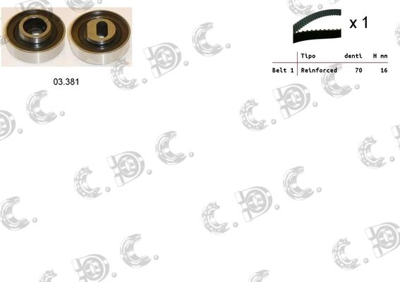 Autokit 04.5426 - Timing Belt Set autospares.lv