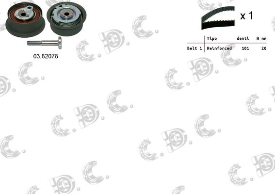 Autokit 04.5472 - Timing Belt Set autospares.lv