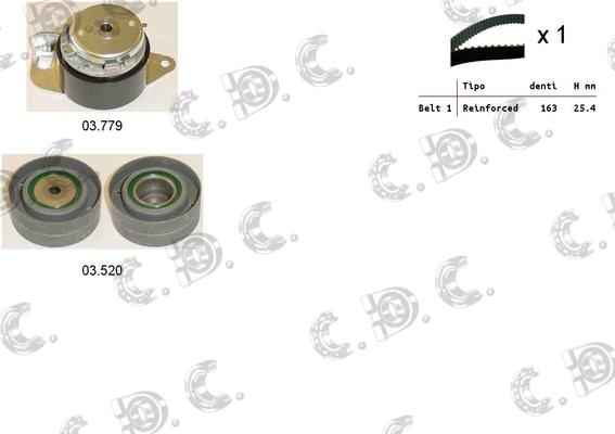 Autokit 04.5094 - Timing Belt Set autospares.lv