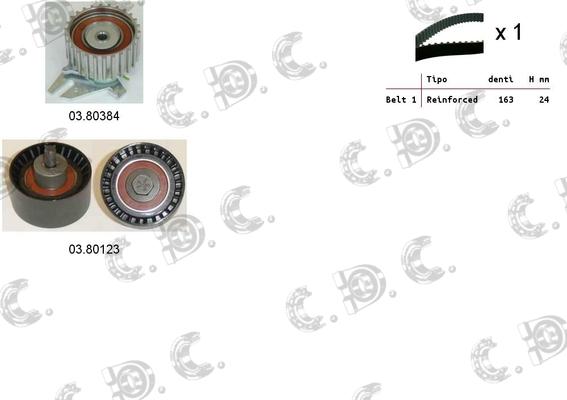 Autokit 04.5096 - Timing Belt Set autospares.lv