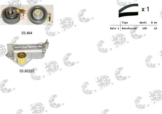 Autokit 04.5098 - Timing Belt Set autospares.lv