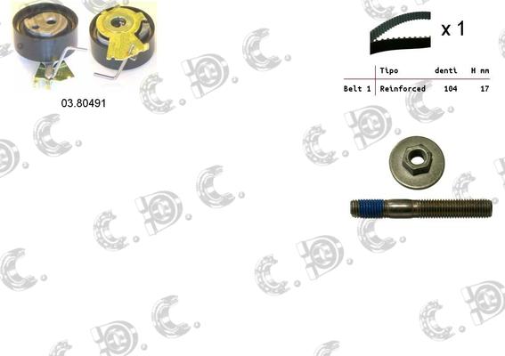 Autokit 04.5048 - Timing Belt Set autospares.lv