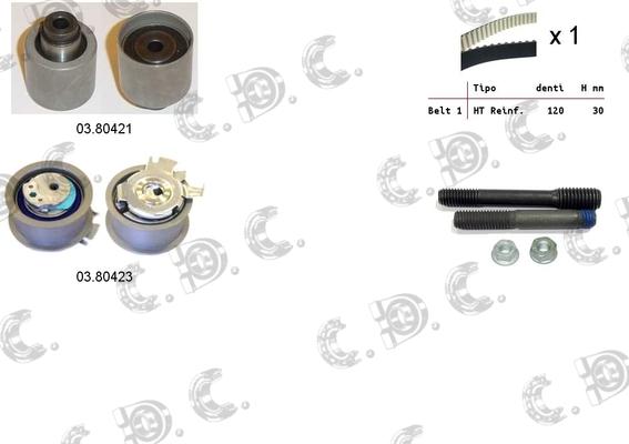 Autokit 04.5056 - Timing Belt Set autospares.lv