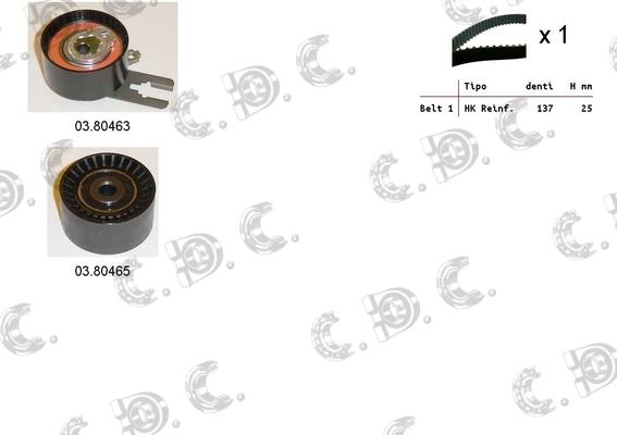 Autokit 04.5053 - Timing Belt Set autospares.lv
