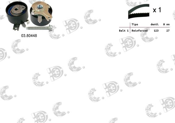 Autokit 04.5052 - Timing Belt Set autospares.lv