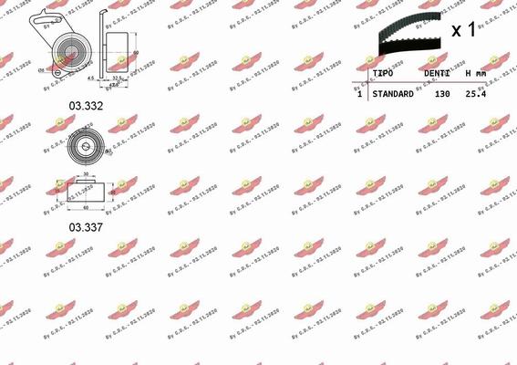 Autokit 04.5062 - Timing Belt Set autospares.lv