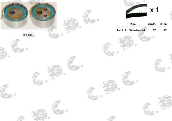 Autokit 04.5009 - Timing Belt Set autospares.lv