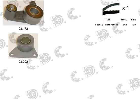 Autokit 04.5085 - Timing Belt Set autospares.lv