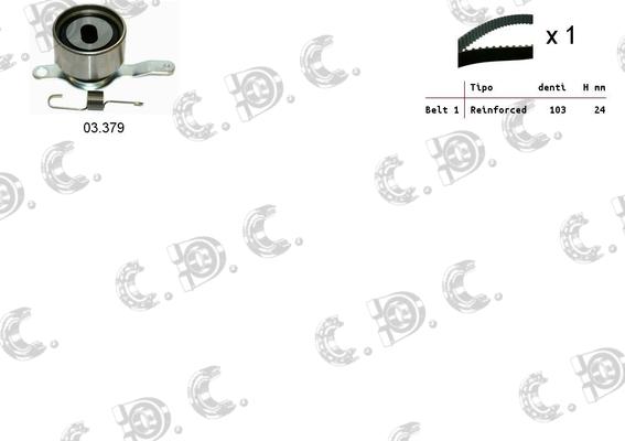 Autokit 04.5086 - Timing Belt Set autospares.lv