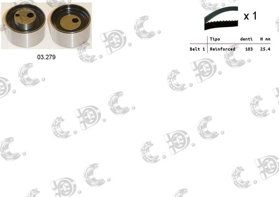 Autokit 04.5079 - Timing Belt Set autospares.lv