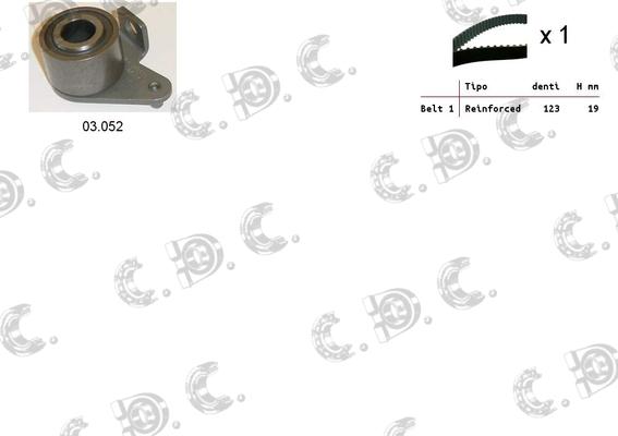 Autokit 04.5199 - Timing Belt Set autospares.lv