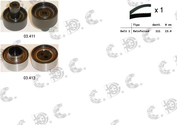 Autokit 04.5194 - Timing Belt Set autospares.lv