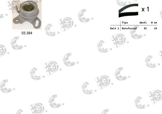 Autokit 04.5154 - Timing Belt Set autospares.lv