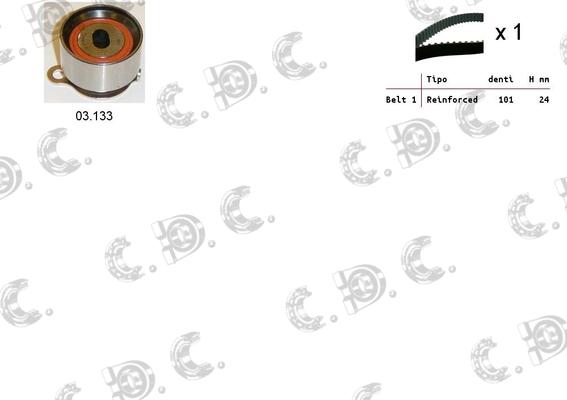 Autokit 04.5166 - Timing Belt Set autospares.lv