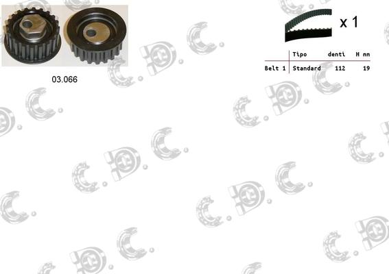 Autokit 04.5161 - Timing Belt Set autospares.lv