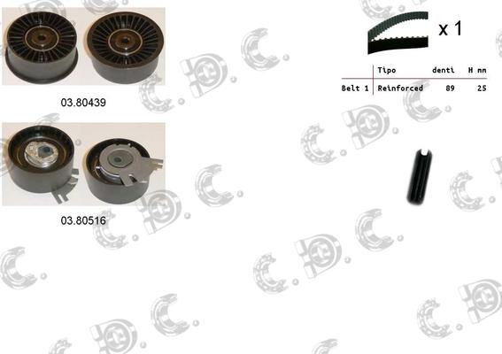 Autokit 04.5110 - Timing Belt Set autospares.lv