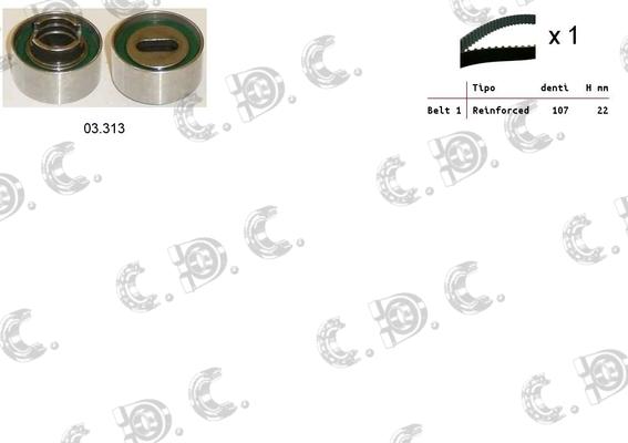 Autokit 04.5181 - Timing Belt Set autospares.lv