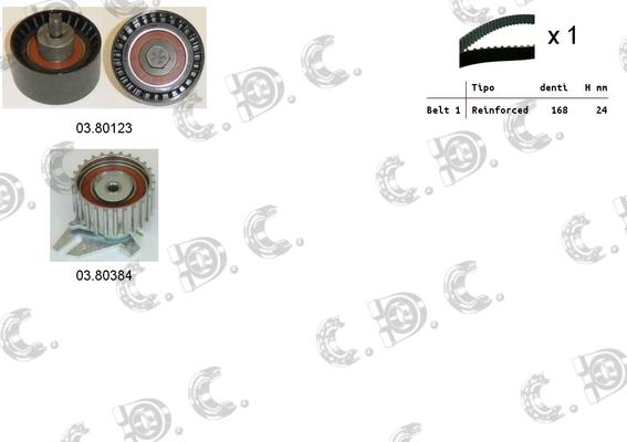 Autokit 04.5136 - Timing Belt Set autospares.lv