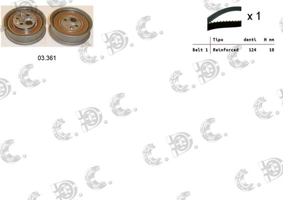 Autokit 04.5132 - Timing Belt Set autospares.lv