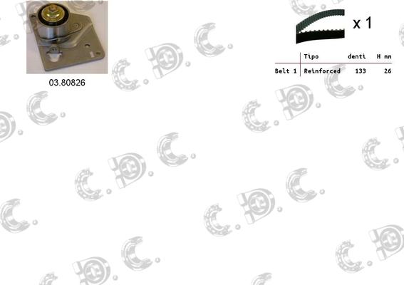 Autokit 04.5120 - Timing Belt Set autospares.lv