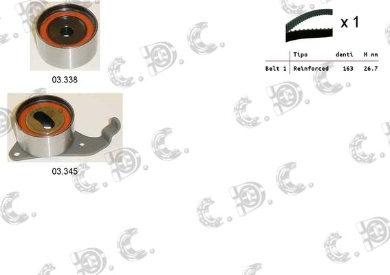 Autokit 04.5177 - Timing Belt Set autospares.lv